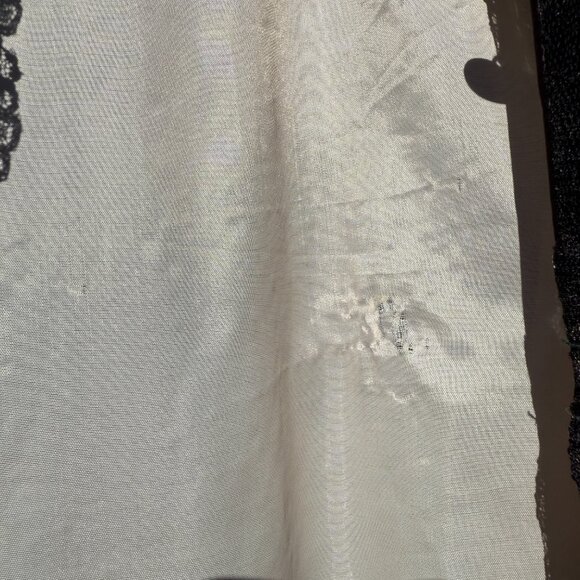 Vintage Peignoir Robe 60s Marilyn Black Floral Lace Peignoir Lingerie Robe | M/L - Picture 14 of 17